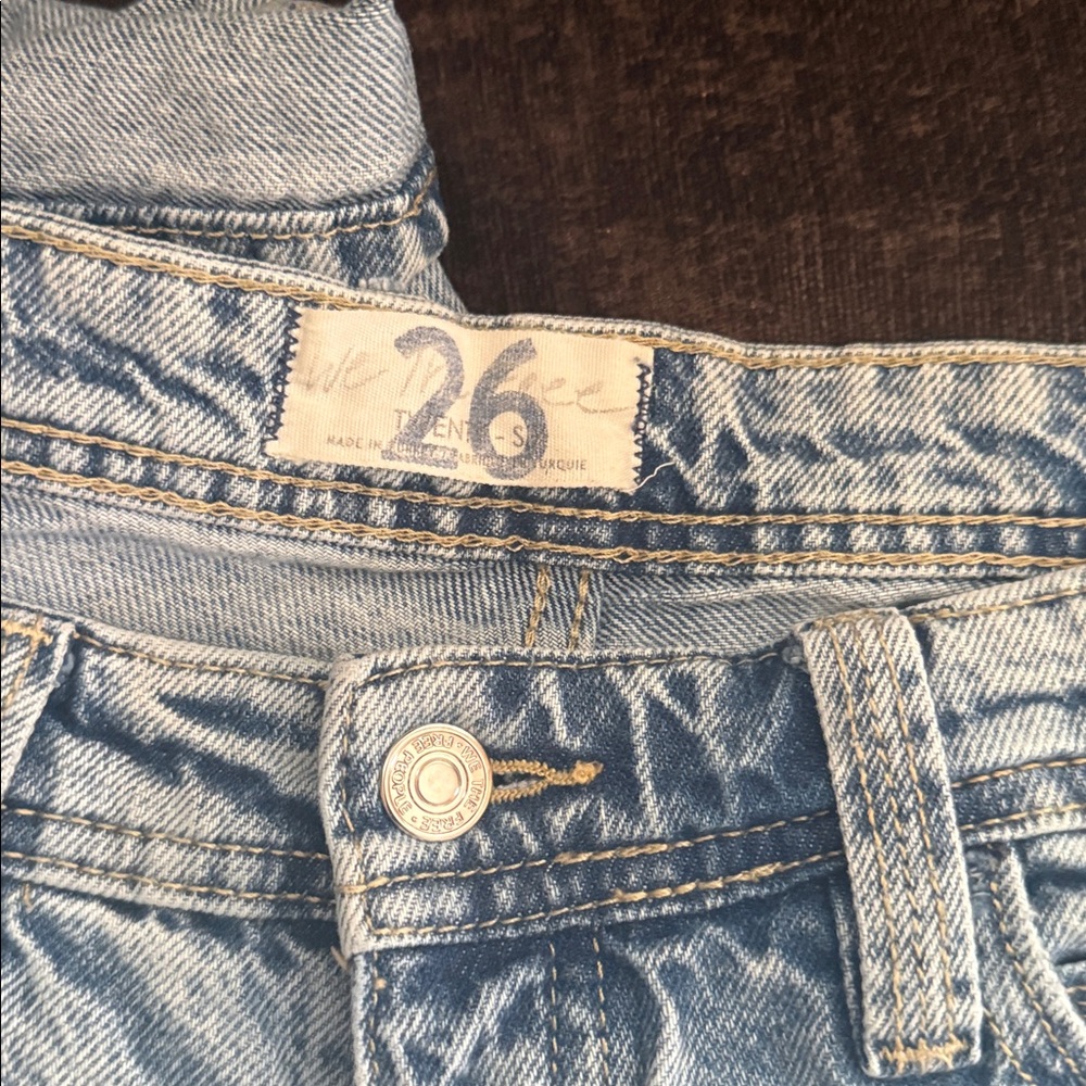 We The Free High Rise Light Blue Jeans - Picture 4 of 4